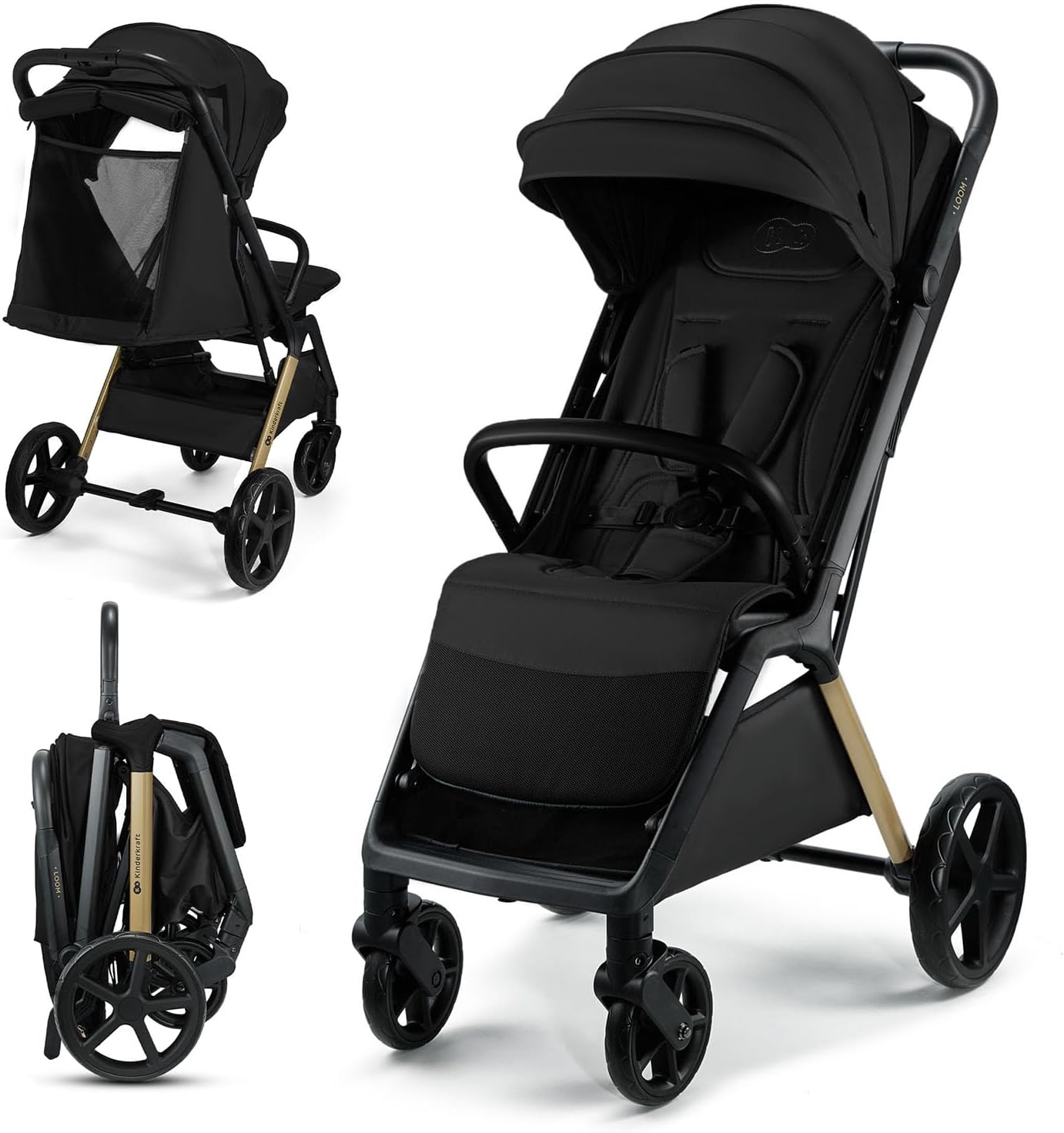 Silla de Paseo LOOM hasta 27Kg de Kinderkraft