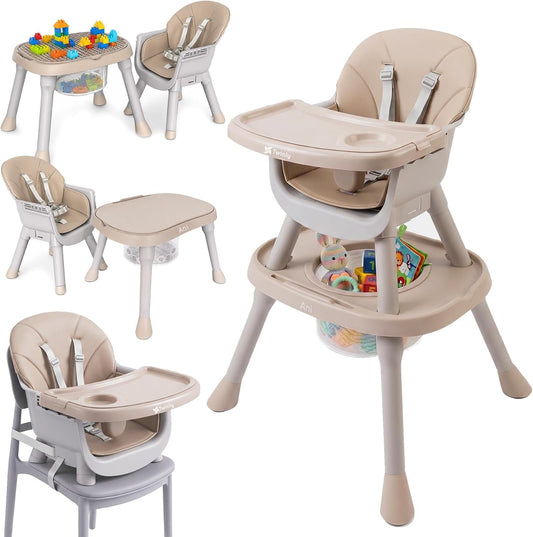 Trona Evolutiva Bebé 4 en 1  Ani - Convertible en silla y mesa infantil de Twinly