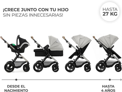 Carrinho de bebê conversível Kinderkraft MOOV2 XL 3 em 1