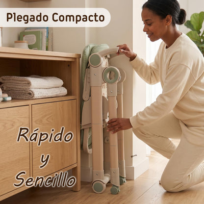 Trona Evolutiva Bebé 2 en 1 Movity Plus con Hamaca Balancín de Twinly