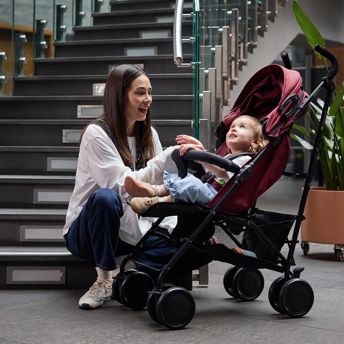 Silla de Paseo SIESTA 2 Plegado Tipo Paraguas de KinderKraft
