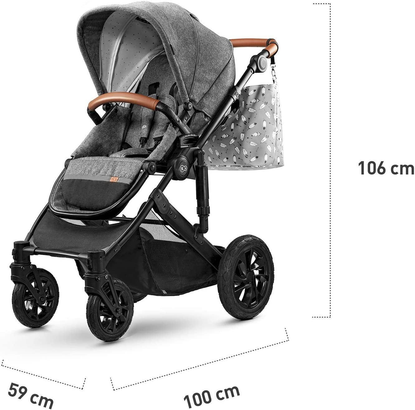Cochecito Bebe Prime 2 en 1 de Kinderkraft