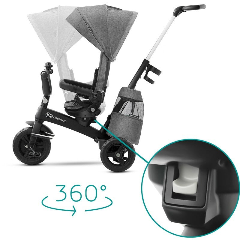 Triciclo Reclinable Evolutivo EasyTwist de Kinderkraft