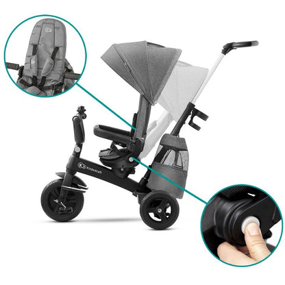 Triciclo Reclinable Evolutivo EasyTwist de Kinderkraft