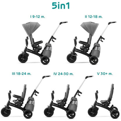 Triciclo Reclinable Evolutivo EasyTwist de Kinderkraft