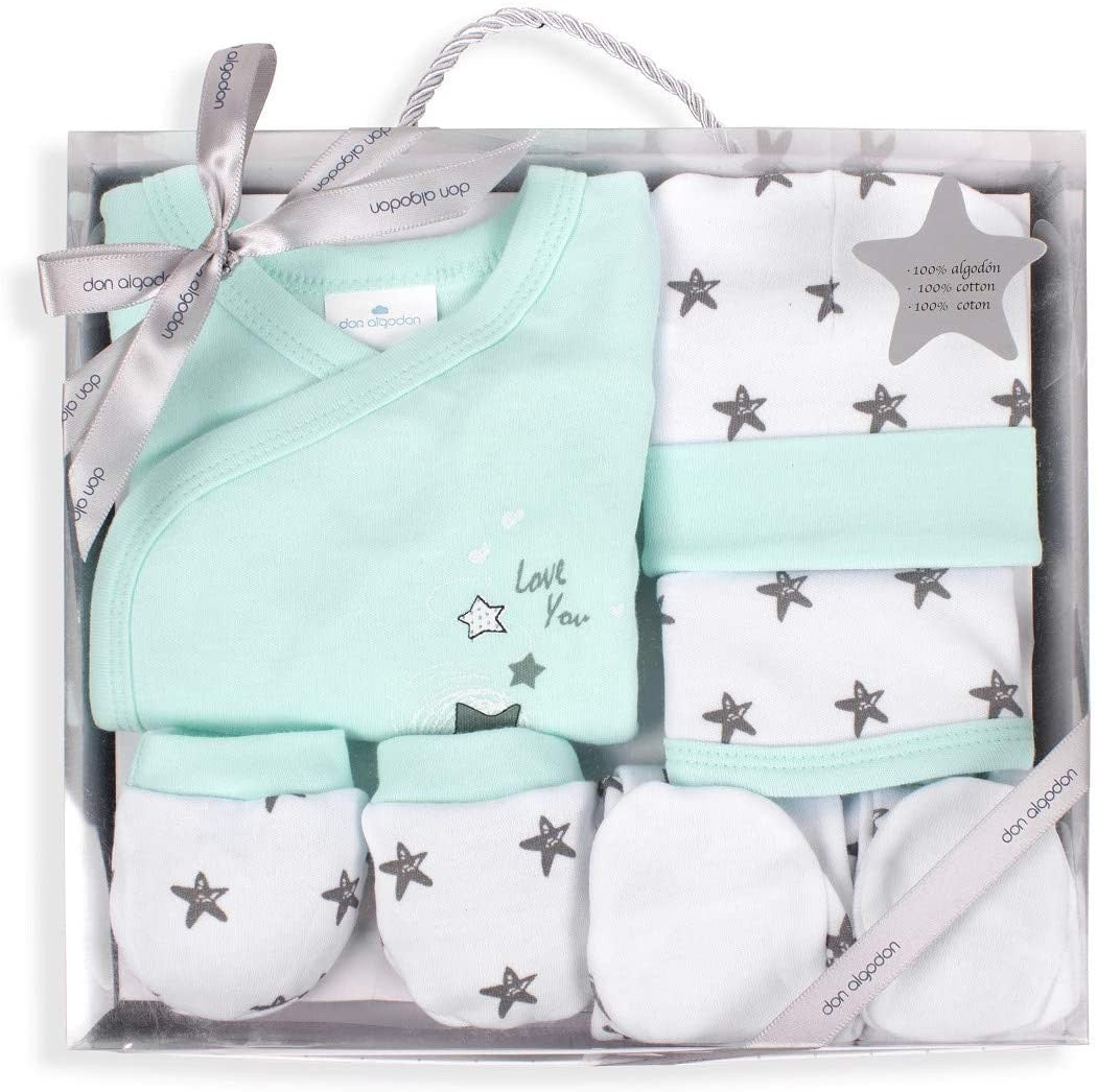 Set Regalo Primera Puesta 5 piezas Estrellas de Don Algodón