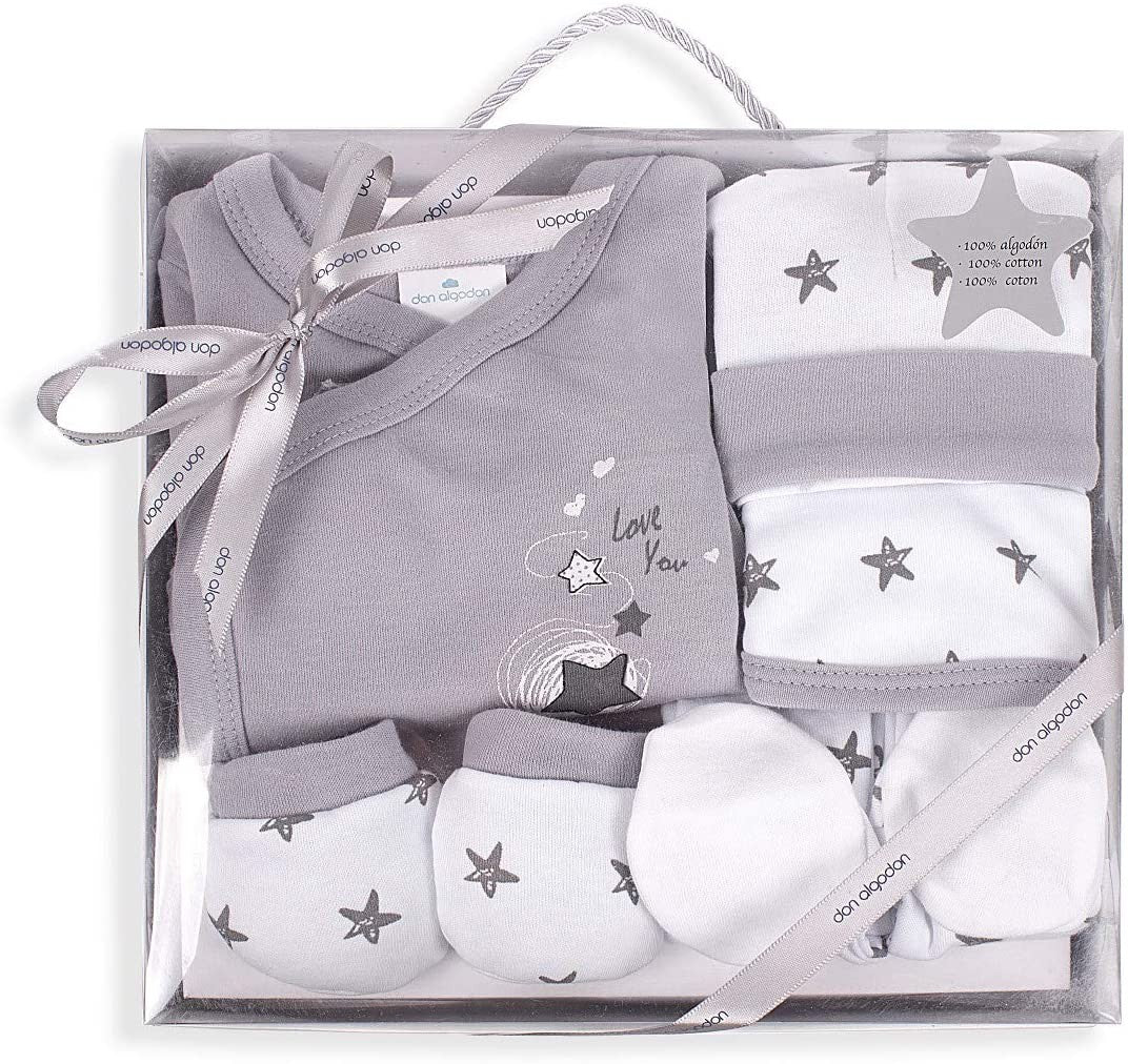 Set Regalo Primera Puesta 5 piezas Estrellas de Don Algodón
