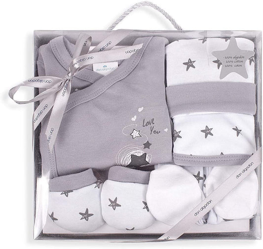 Set Regalo Primera Puesta 5 piezas Estrellas de Don Algodón