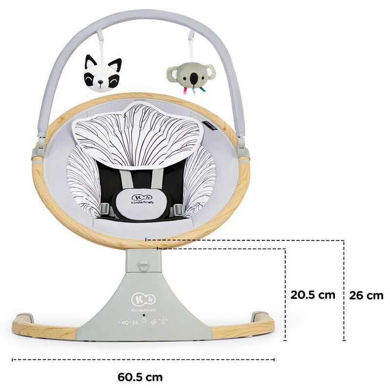 Hamaca Lumi de Kinderkraft Movimiento Natural