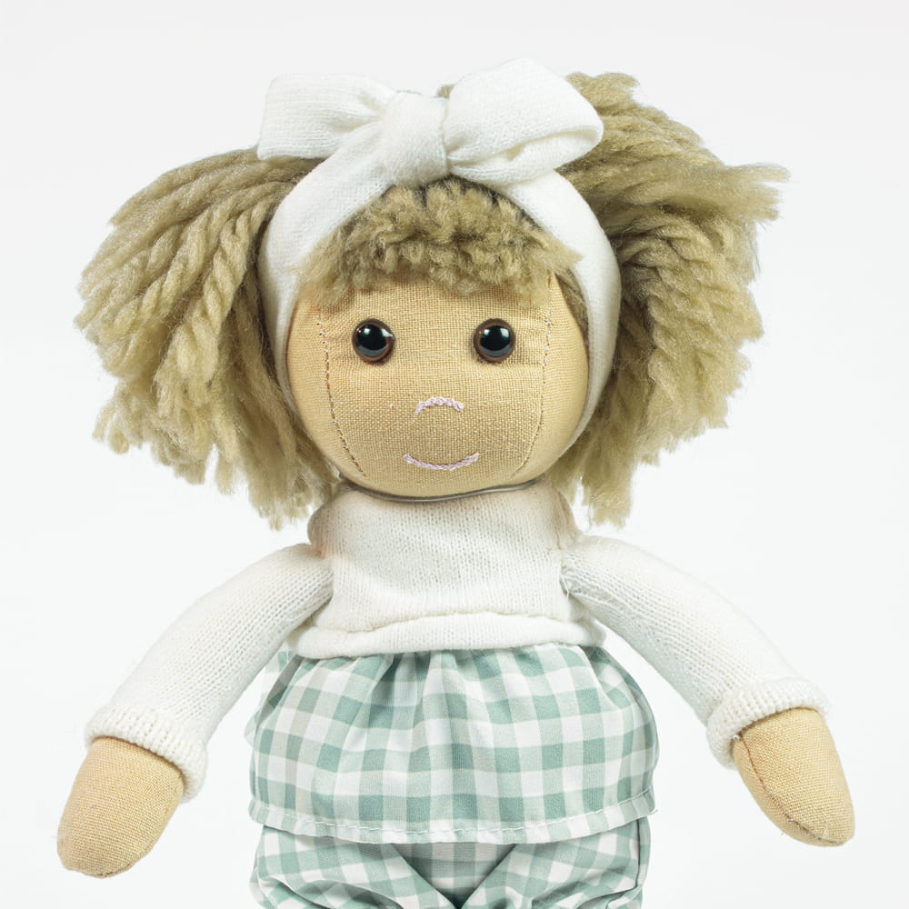 Muñeca Cris Vichy Verde Pasito a Pasito