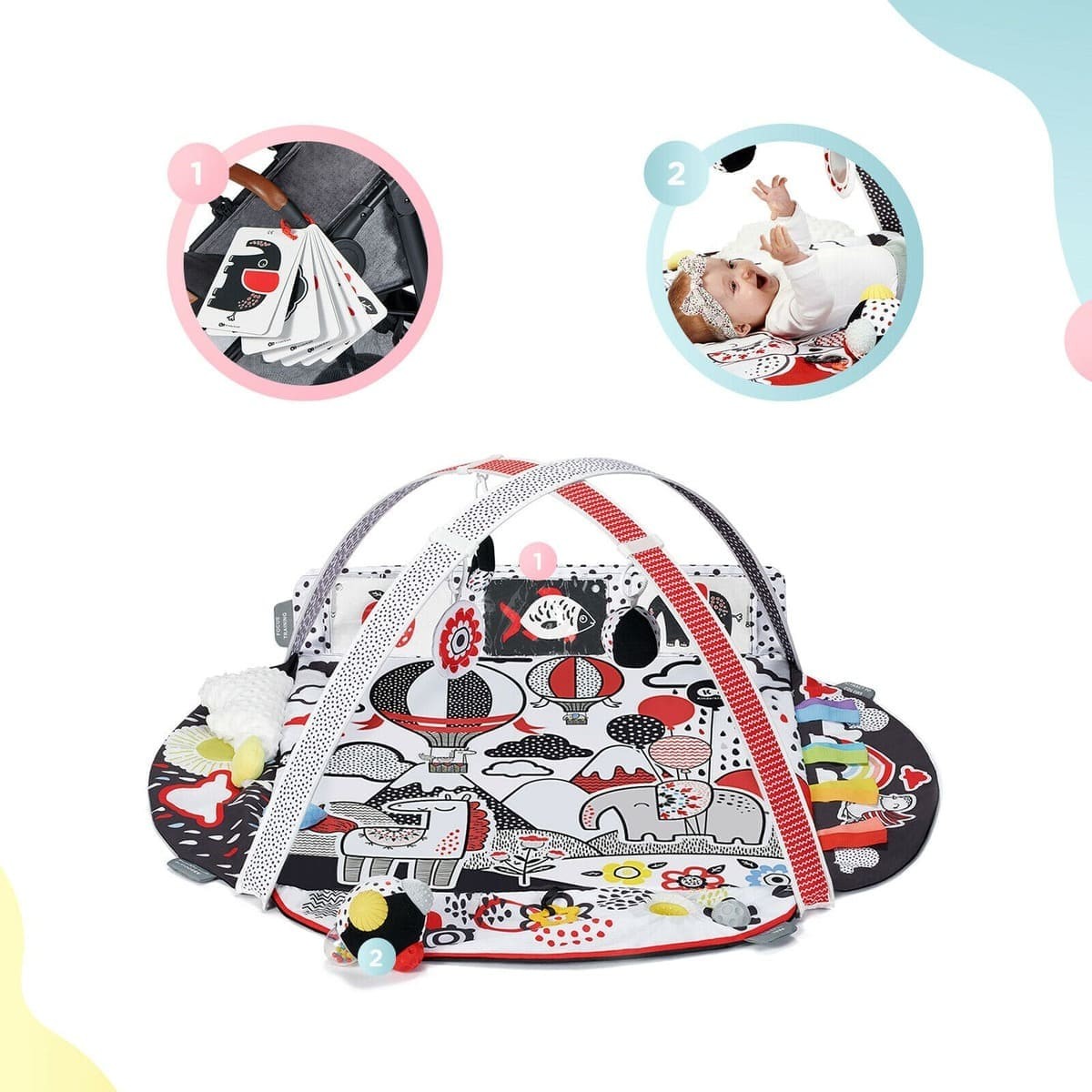 Manta de actividades sensorial 4Smart de kinderkraft