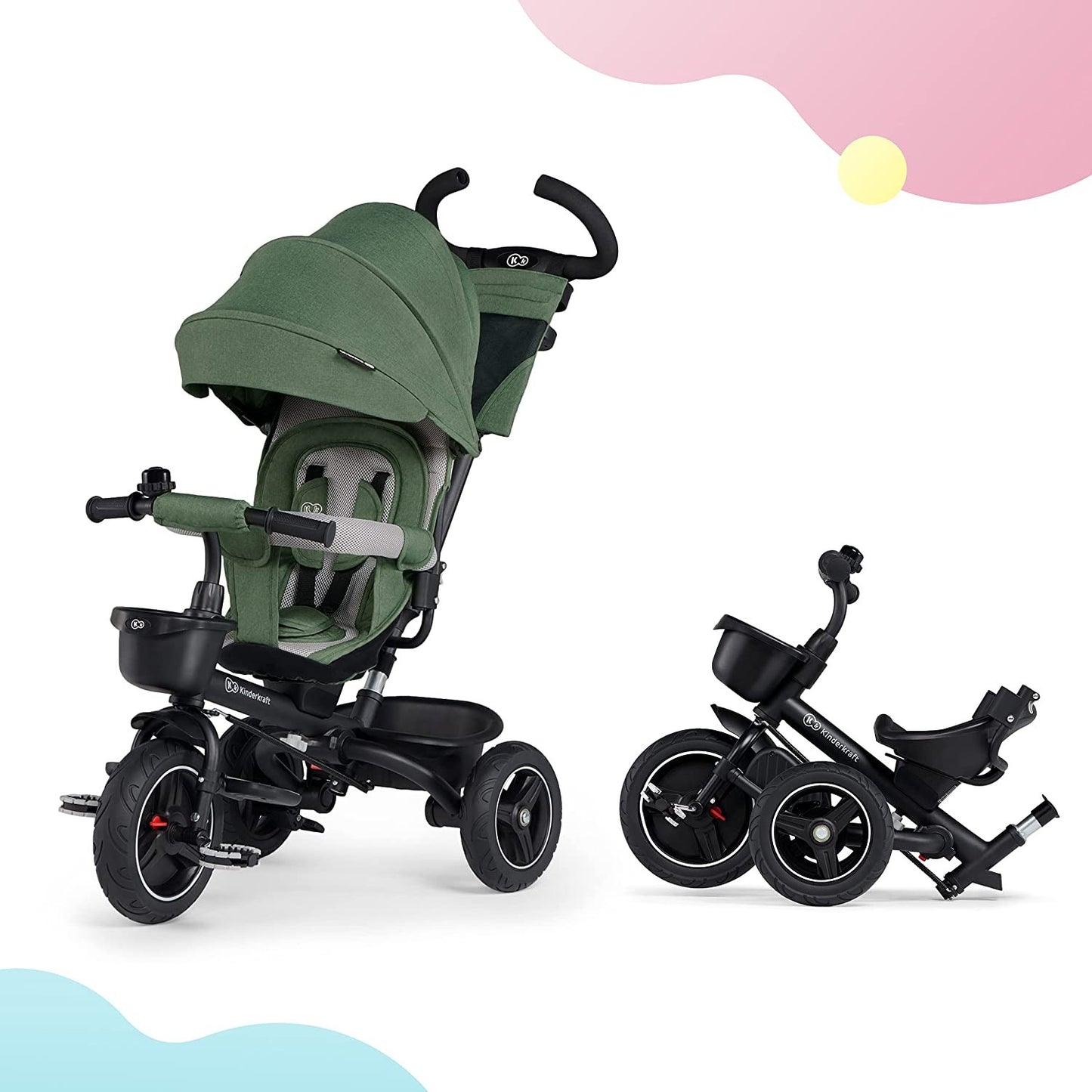 Triciclo 5 En 1 Spinstep de Kinderkraft