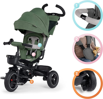 Triciclo 5 En 1 Spinstep de Kinderkraft