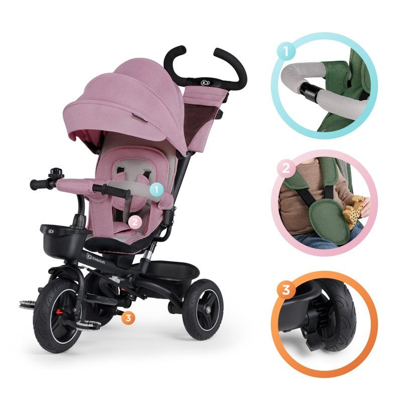 Triciclo 5 En 1 Spinstep de Kinderkraft