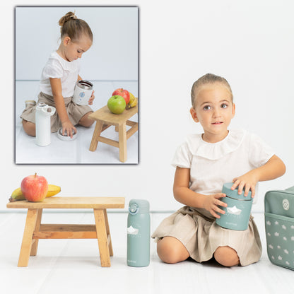 Olmitos - Termo Bebé Set con Termo Papillero 550ml y Termo para Líquidos 480ml