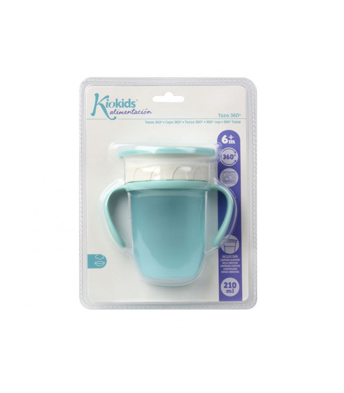 Taza de Aprendizaje Antigoteo Con Asas de Kiokids