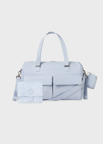 Bolso Maternal con Accesorios Grabado Nube de Mayoral