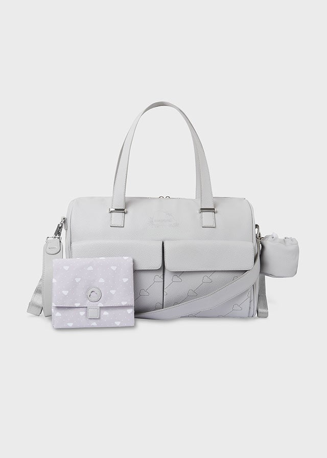 Bolso Maternal con Accesorios Grabado Nube de Mayoral