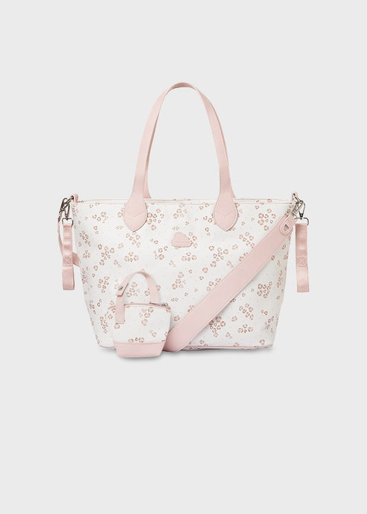 Bolso Panera Bebé Estampado con Accesorios de Mayoral
