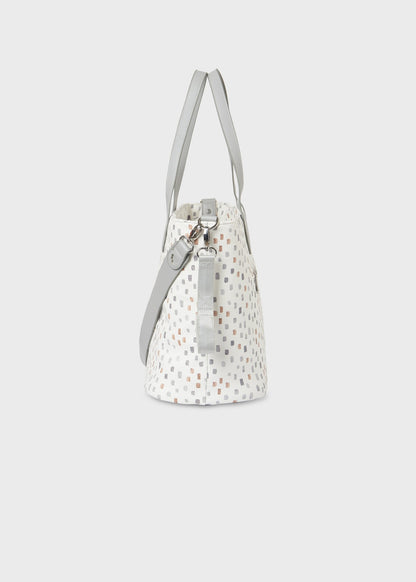 Bolso Panera Bebé Estampado con Accesorios de Mayoral