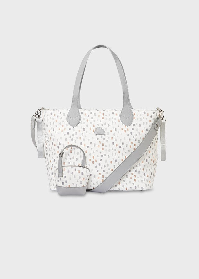 Bolso Panera Bebé Estampado con Accesorios de Mayoral