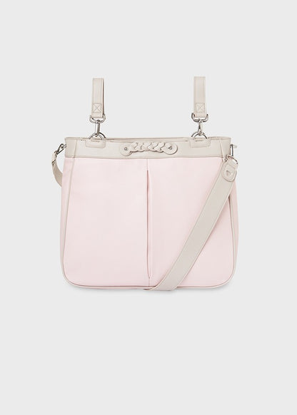 Bolso maternidad panera trenza de Mayoral