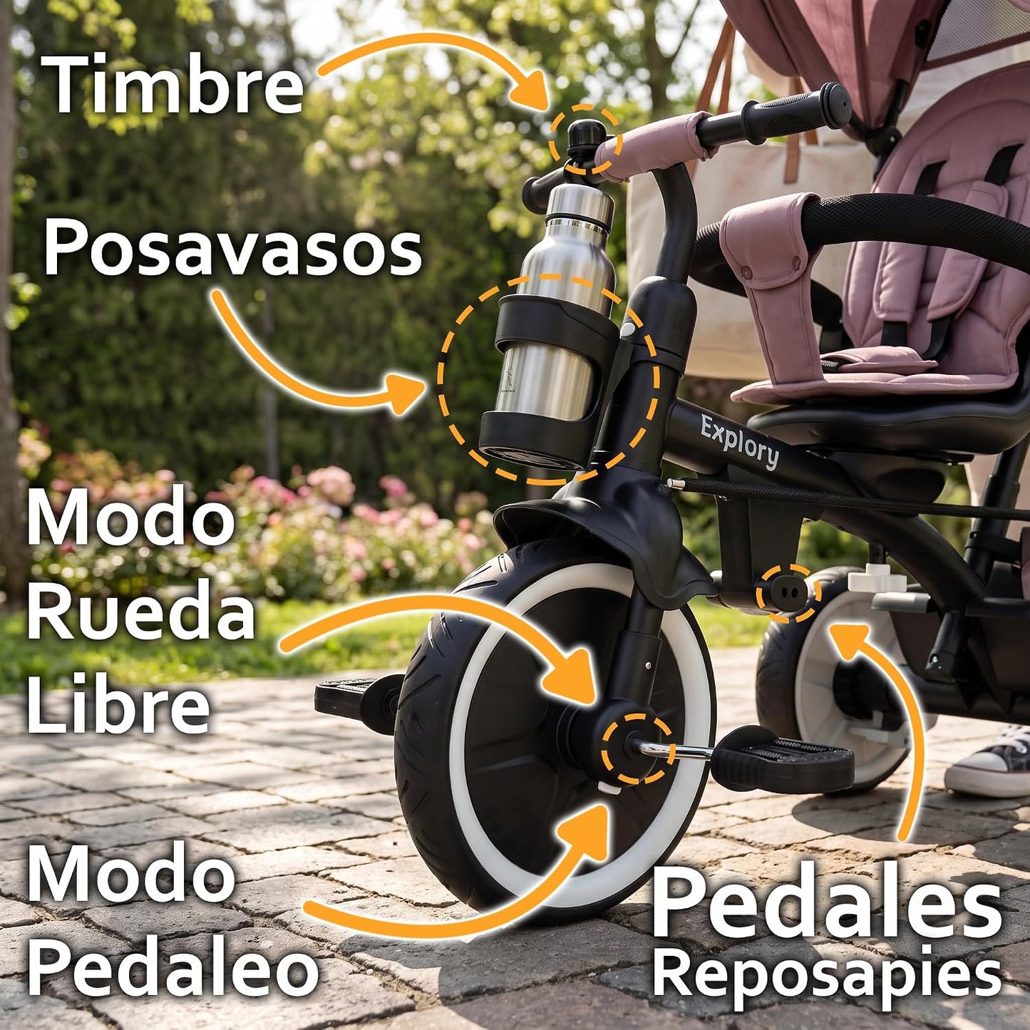 Triciclo Evolutivo 2 en 1 Explory de Twinly