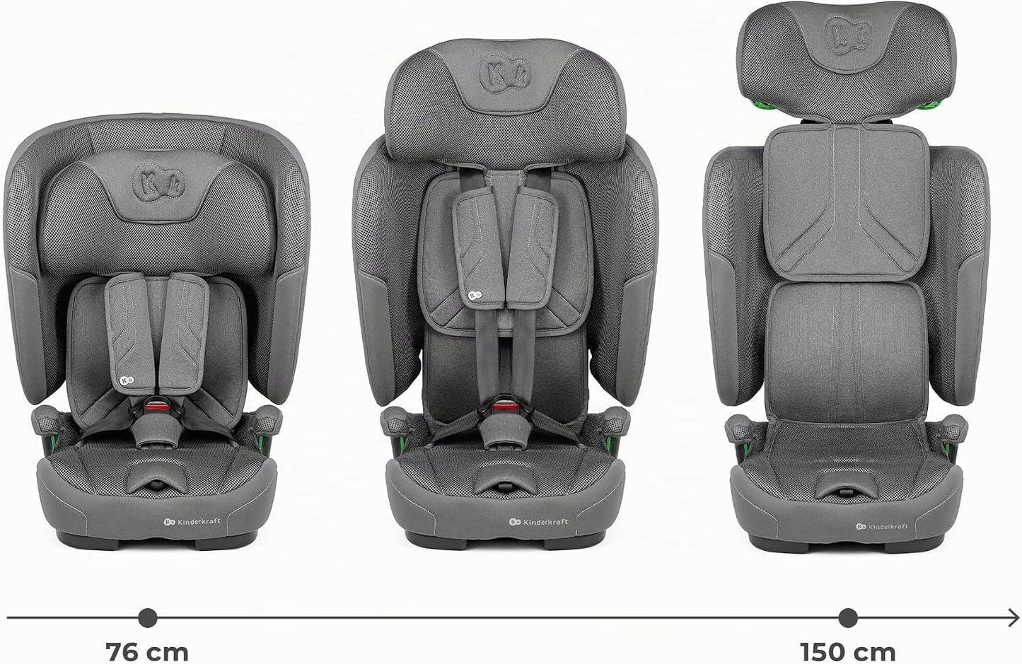 Silla de Auto FIX2GO i-size, 76-150 cm de Kinderkraft