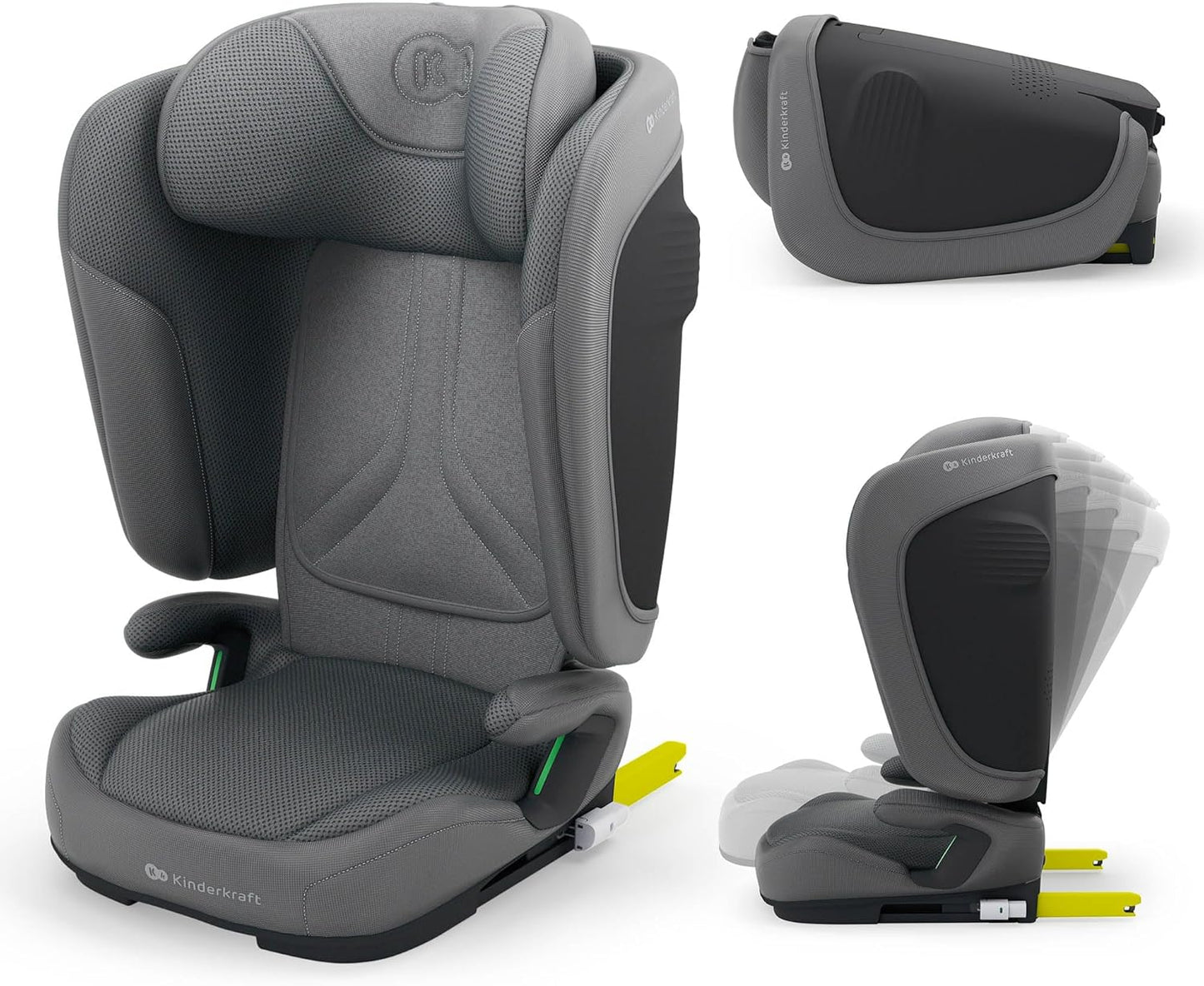 Kinderkraft UNITY 2 i-Size 100-150 cm | Silla de Coche ISOFIX Reclinable Grupo 2/3 de Kinderkraft