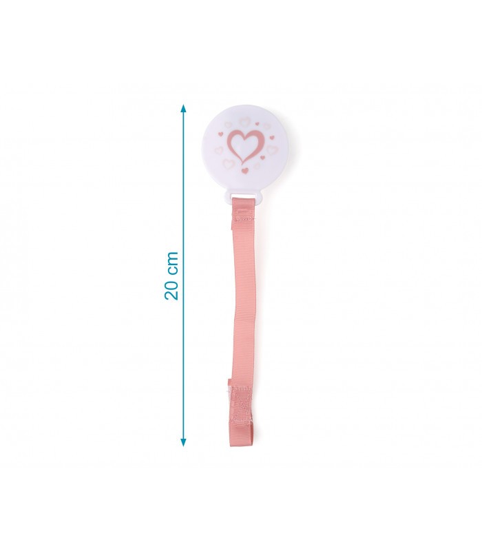 Pinza Sujetachupete Corazón/Estrella/Gatito de Kiokids
