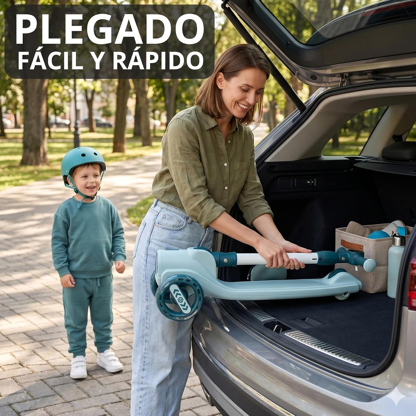 Patinete Infantil de 3 Ruedas con Asiento Rover de Twinly