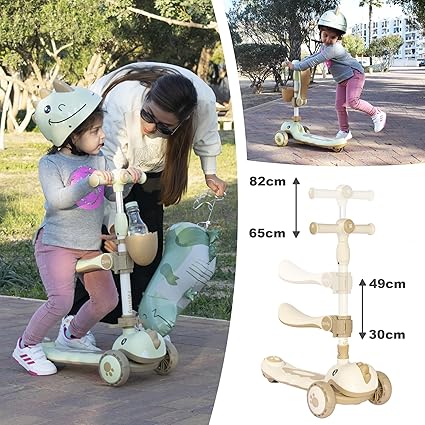 Patinete evolutivo 3 en 1 DINLY con Casco de Twinly