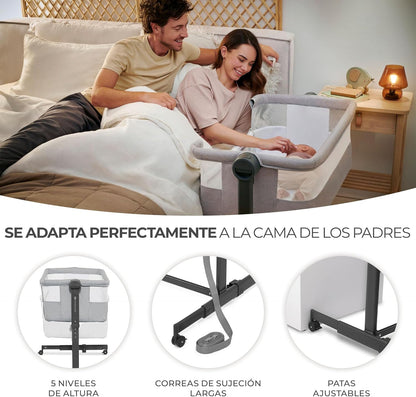 Kinderkraft NESTE UP 2 Berço Co-Sleeping com Colchão
