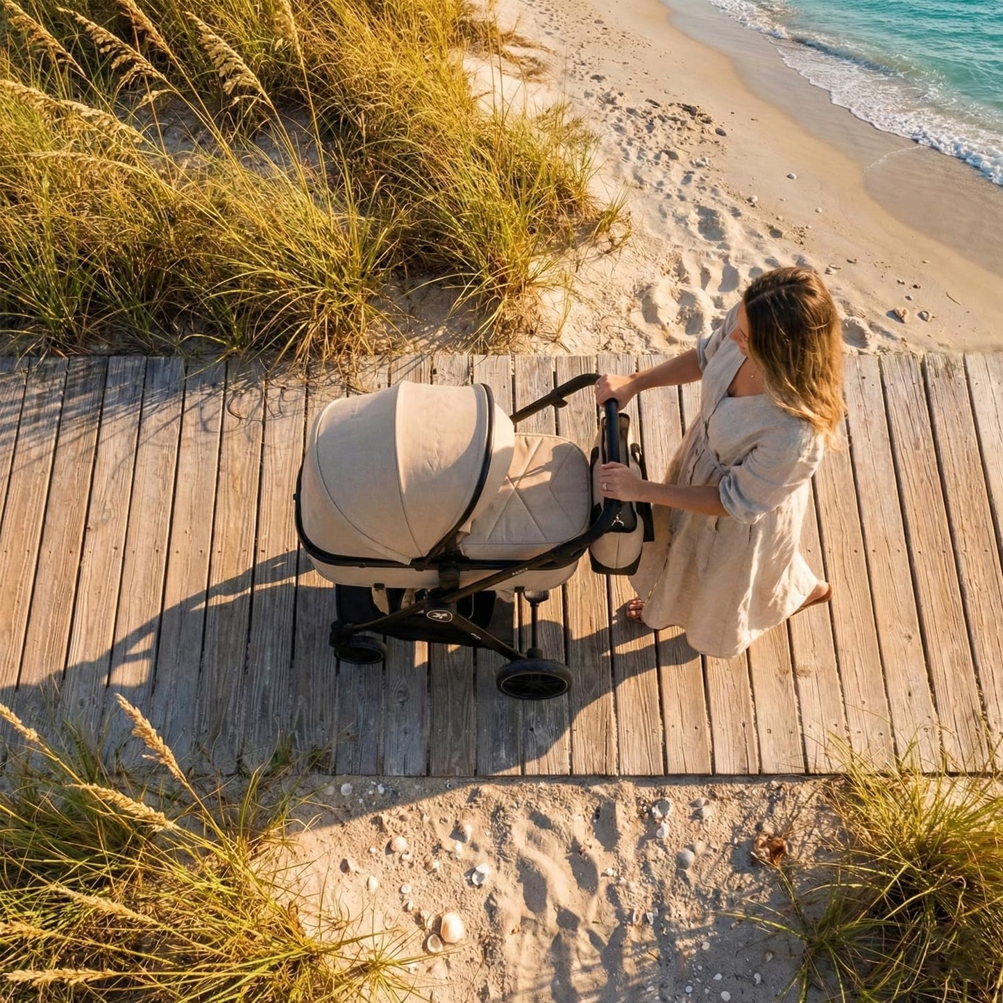 Cochecito Convertible Bebé 3 en 1 Fabuly con silla de coche i-size, Incluye Bolso, Mosquitera, Plastico lluvia de Twinly