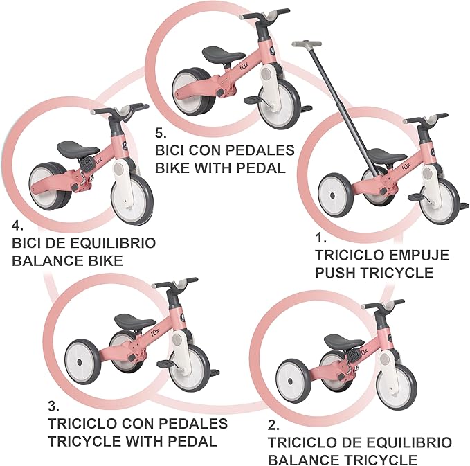 Triciclo Evolutivo bebé Fox 5 en 1 de Olmitos