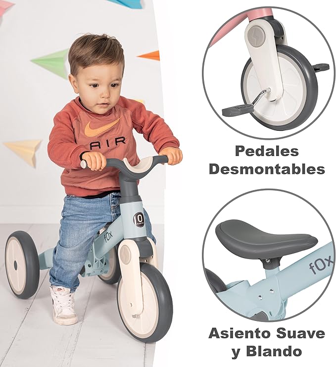 Triciclo Evolutivo bebé Fox 5 en 1 de Olmitos