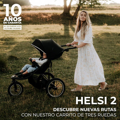 Helsi2 Silla de paseo 3 ruedas para correr de Kinderkraft
