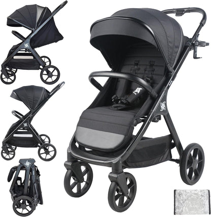 Silla de paseo Bebé Capota XXL Plegable 22Kg Spacely de Twinly