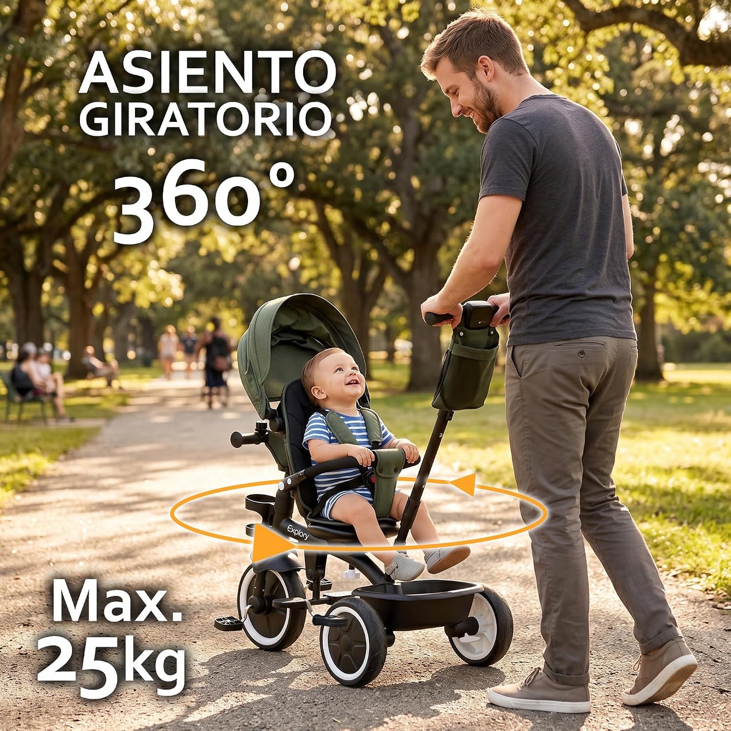 Triciclo Evolutivo 2 en 1 Explory de Twinly