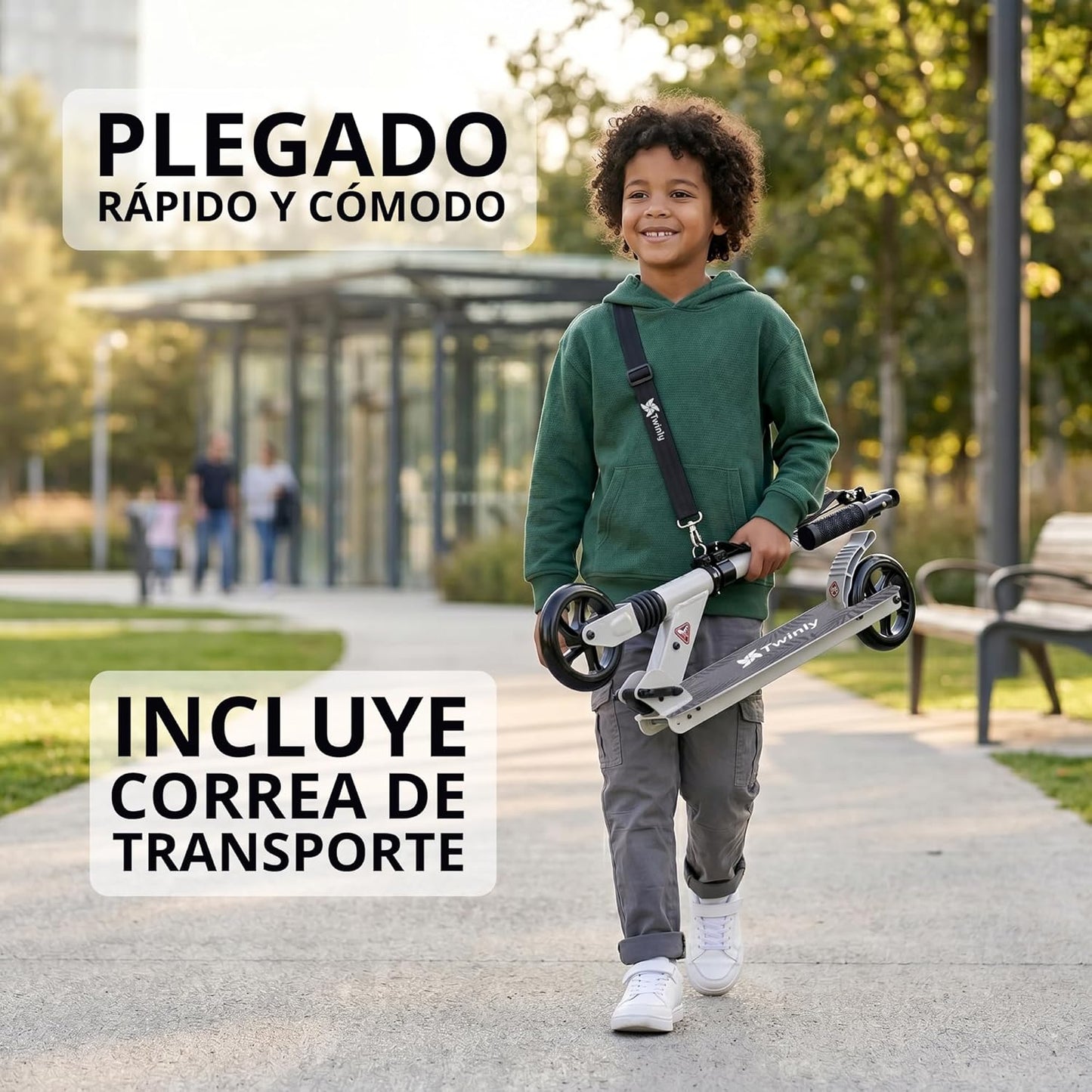 Patinete Infantil Plegable de 2 Ruedas Rocky de Twinly