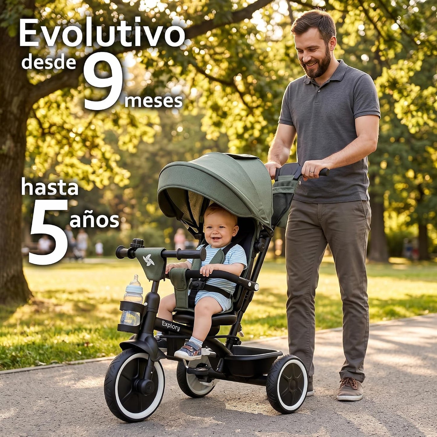 Triciclo Evolutivo 2 en 1 Explory de Twinly