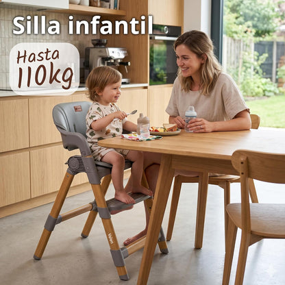 Trona Evolutiva 2 en 1 Valen, Convertible en Silla Infantil de Twinly