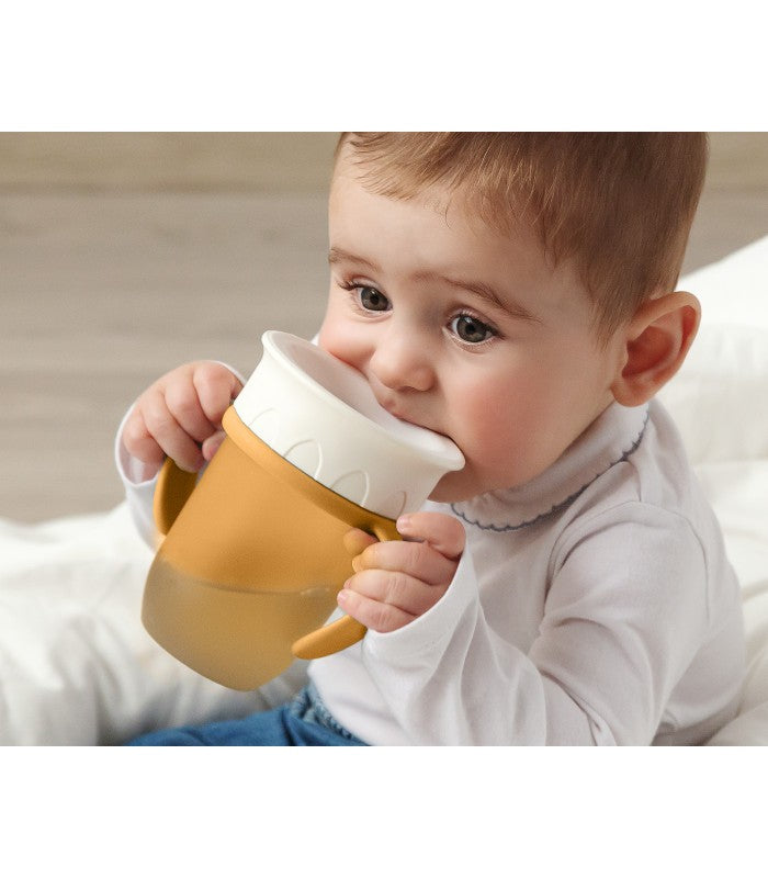 Taza de Aprendizaje Antigoteo Con Asas de Kiokids