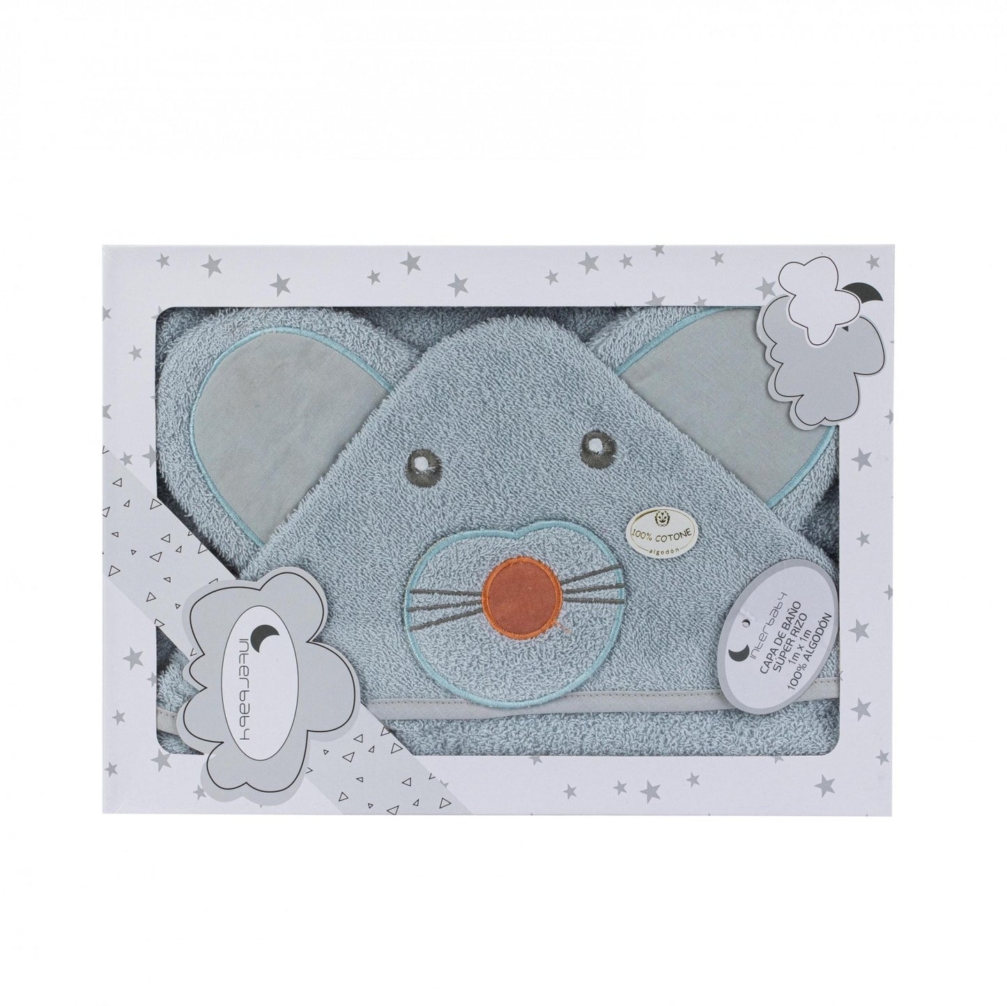 Maxicapa de baño  Orejas Ratón de Interbaby