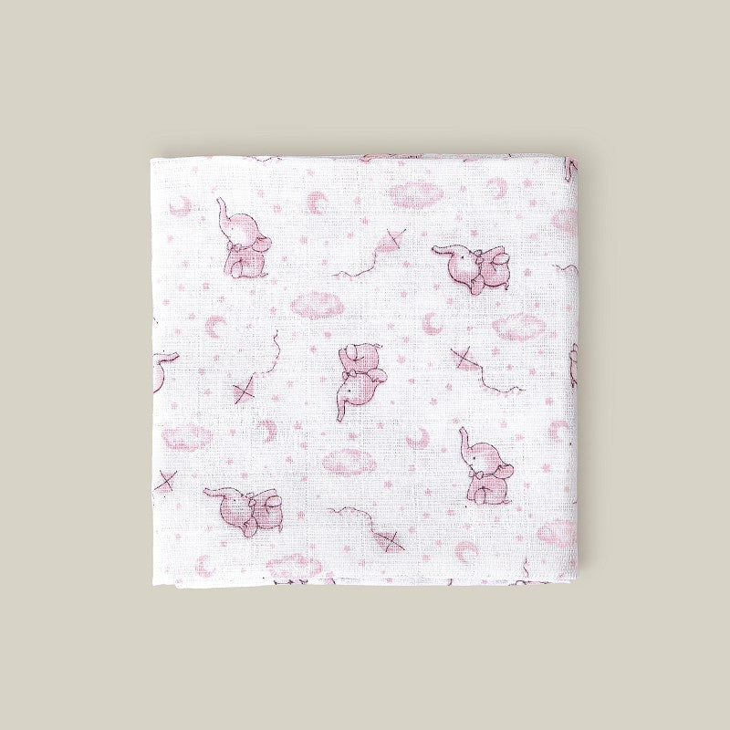 Gasas Elefante Algodón 3 piezas Interbaby 80x80