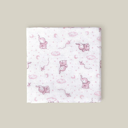 Gasas Elefante Algodón 3 piezas Interbaby 80x80