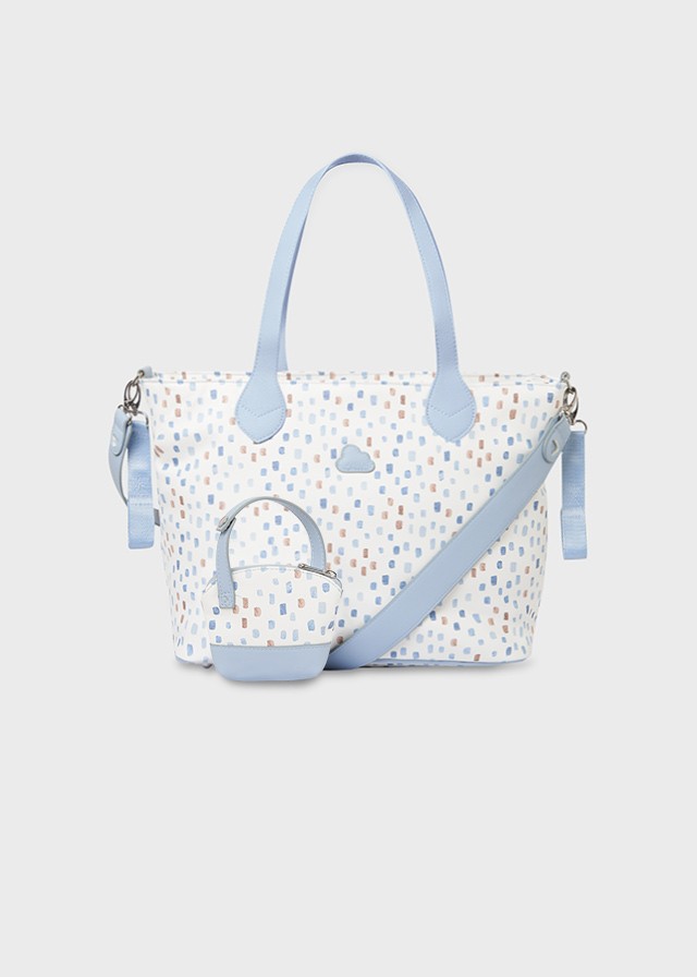Bolso Panera Bebé Estampado con Accesorios de Mayoral