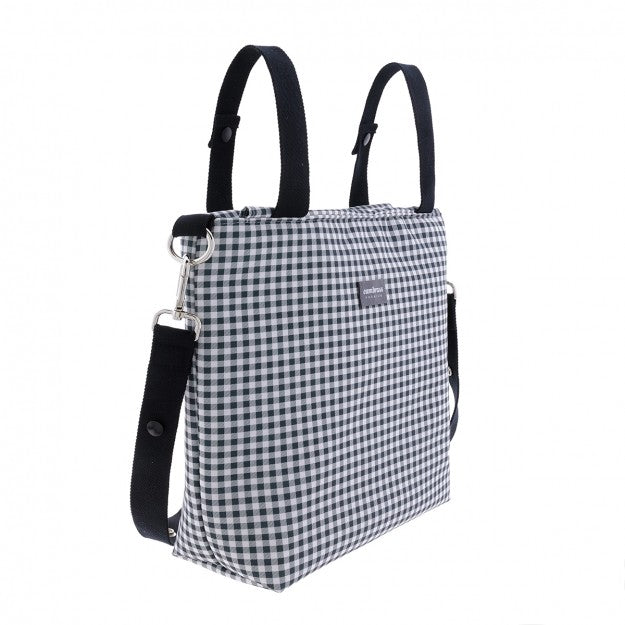 Bolso Talega Vichy Negro De Cambrass
