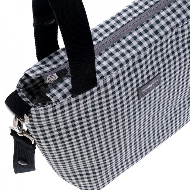 Bolso Talega Vichy Negro De Cambrass