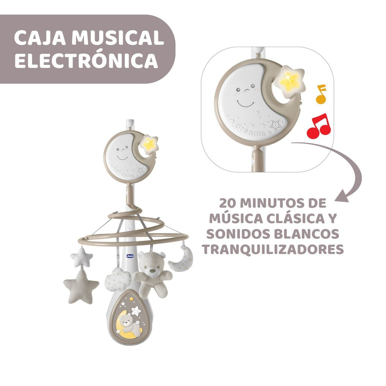 Móvil de cuna Next2Dreams de Chicco